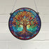 Tree of Life Stained Glass Effect Suncatcher